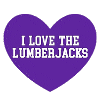 I Love Lumberjack Sticker