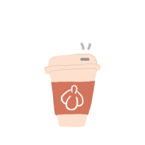 Coffee Drink Sticker by Posh The Label
