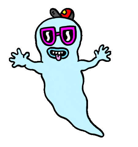 Ghost Sticker by Russell Taysom