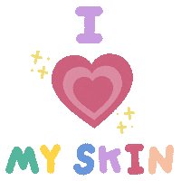 cutepress love skincare skin cutepress Sticker