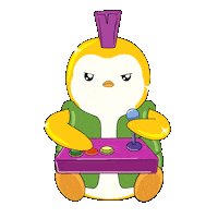 Working High Score Sticker by Pudgy Penguins