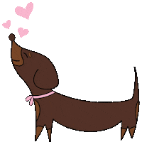 Dog Love Sticker