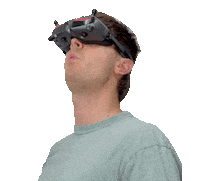 HobbyDrone drone fpv goggles first person view Sticker