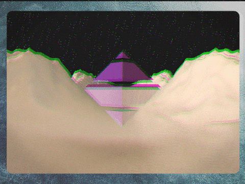 VIXIV giphyupload loop 3d journey GIF