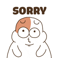 Sorry Forgive Me Sticker by Zookiz