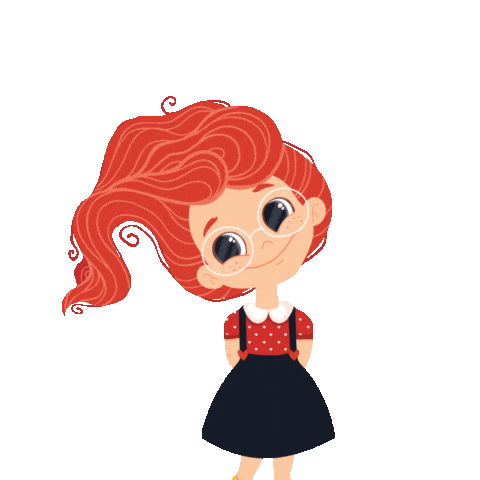 Long Hair Red Head Sticker by Vishav Arora