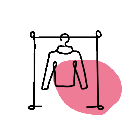 iditdesign giphyupload roupa arara idit Sticker