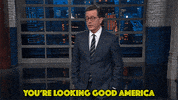 Looking Good Stephen Colbert GIF by The Late Show With Stephen Colbert