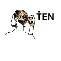 Ten Sticker by TENsalon