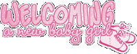 baby girl STICKER