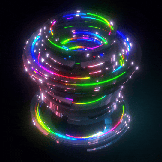 Loop Rainbow GIF by xponentialdesign