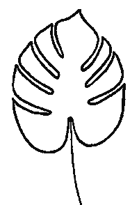 Banana Leaf Vacation Sticker by By Sauts // Alex Sautter