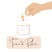 blossombyash candle candles relaxation pamper Sticker