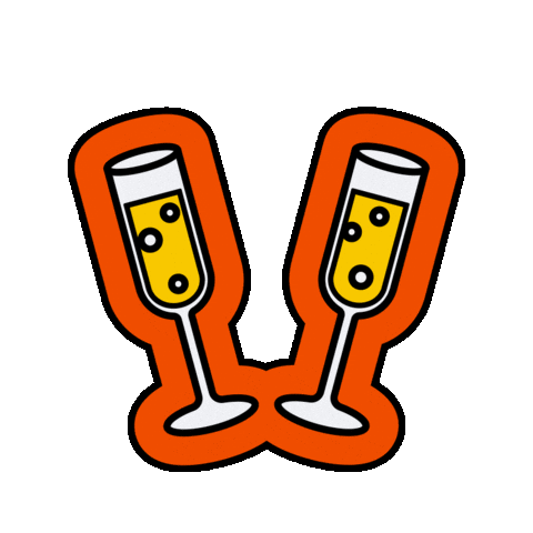 Happy Hour Drinking Sticker by Batch