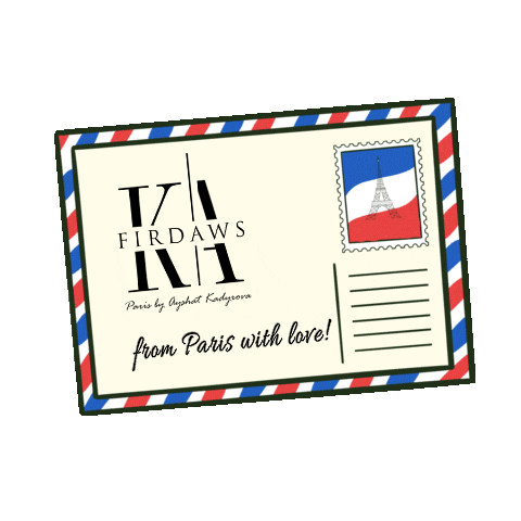 FIRDAWS_PARIS giphyupload fashion paris bonjour Sticker