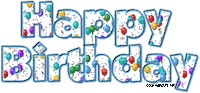 happy birthday Sticker