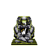 Astronaut Explorer Sticker by weSpark