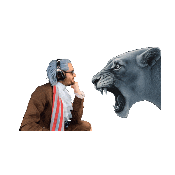 Not Listening The Thinker Sticker