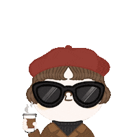 Feeling Coffee Time Sticker