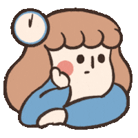 Bored Time Sticker