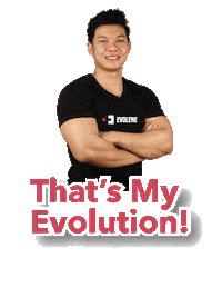 Fitness Evolution Sticker by Evolene Official