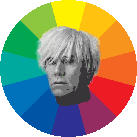museumszeit art color andy museum Sticker
