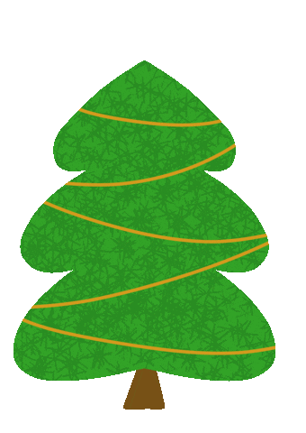 Decorating Merry Christmas Sticker