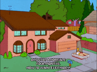 homer simpson running GIF