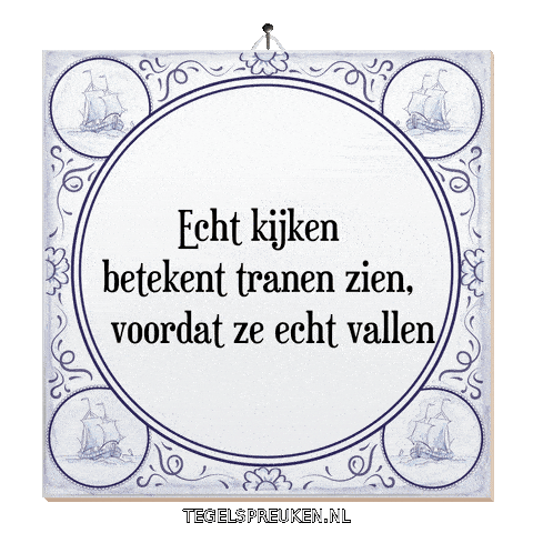 Humor Hart Sticker by Tegelspreuken.nl