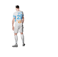 Soccer Player Happy Dance Sticker by Olympique de Marseille