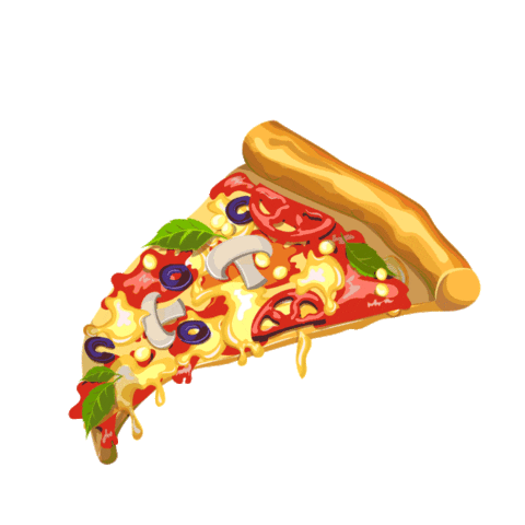 Pizza Sticker by Eskimokashtan