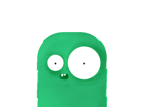 Nervous Eyes Sticker