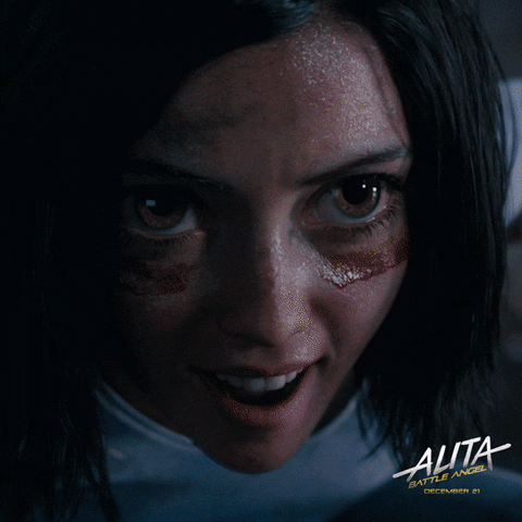 jumping let's go GIF by Alita: Battle Angel