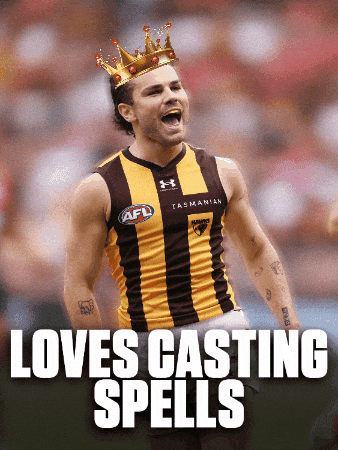 Wizard Afl GIF by Hawthorn Football Club