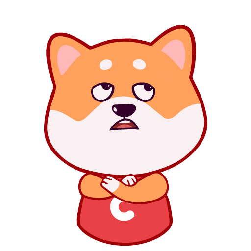 codica dog cody meditative codica Sticker