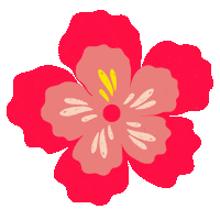 Summer Flower Sticker by Shaka Tea