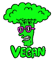 Plant Based Vegan Sticker by Russell Taysom