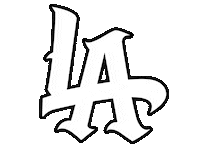 La Dodgers Sticker by plugthecity
