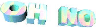 oh no text Sticker