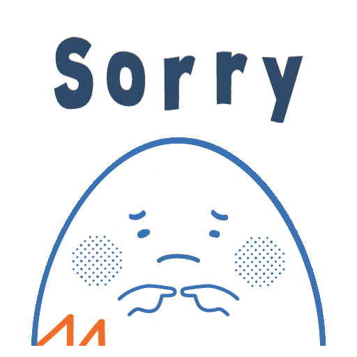 Sorry Emoji Sticker by M21.hk