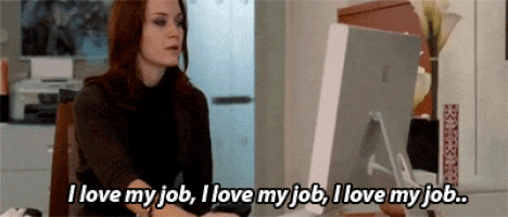 trabajo amar GIF