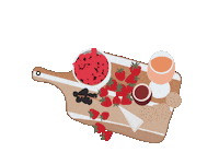 Cheese Board Wine Sticker