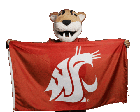 Washington State Mascot Sticker by WSU Pullman
