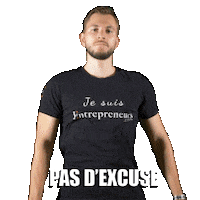 Noexcuse Sticker by Alec Henry