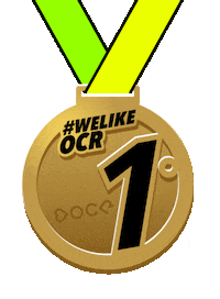 Welikeocr win running best gold Sticker