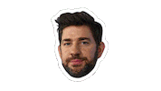 John Krasinski Love Sticker by SomeGoodNews
