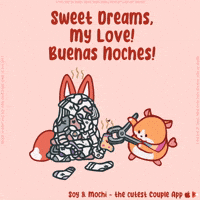 Sweet Dreams Sleep GIF by SoyandMochi