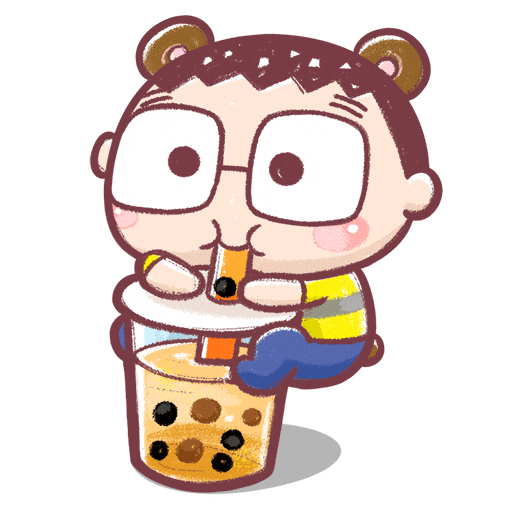 Tea Teatime Sticker by Bear Boss Buddies