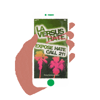 Speak Out Los Angeles Sticker by LA vs. Hate