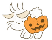 Trick Or Treat Halloween Sticker by pupumaru